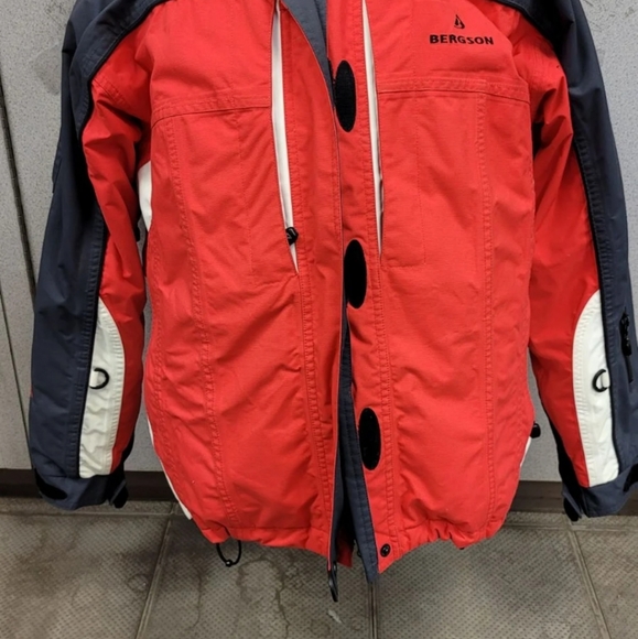 Mens Bergson Ski Jacket Hoodie 5000 Size Large - Picture 2 of 5